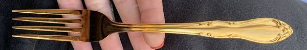 Golden Homestead (Gold Electroplate) by Oneida Silver