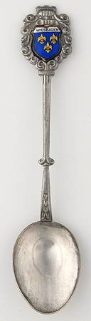 German Souvenir Spoons (Silverplate) by Unknown Mfg Silver