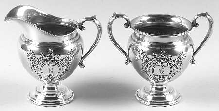 Coventry (Sterling, Hollowware, Scrolls & Flowers) by Wallace Silver